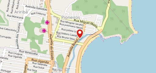 General Pepper Hamburgers & Cia no mapa