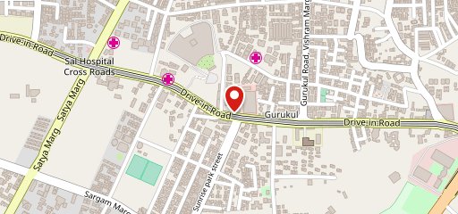 Get together fast food on map