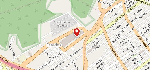 Giraffas Shopping Balneário Camboriú no mapa