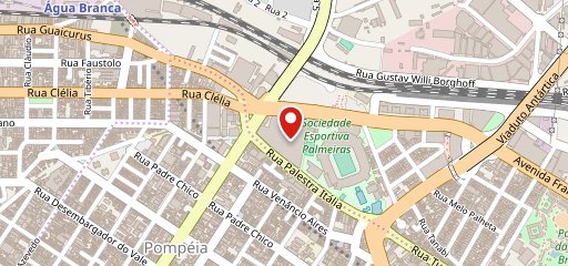 Giraffas Shopping Bourbon Pompeia no mapa