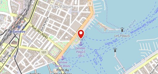 Glacier Terrasse du Lac sulla mappa