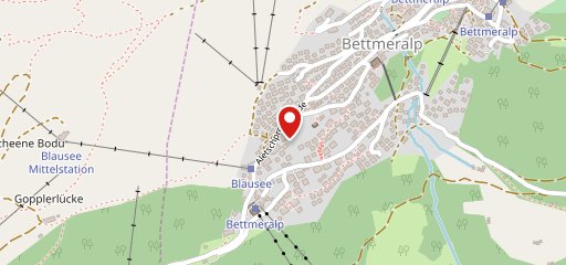 Gletschertisch sulla mappa