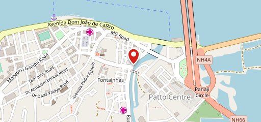 Relax inn cafe on map