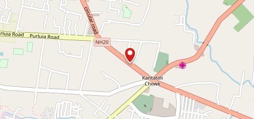 Golden kitchen on map