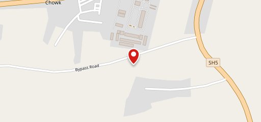 Golden restaurant on map