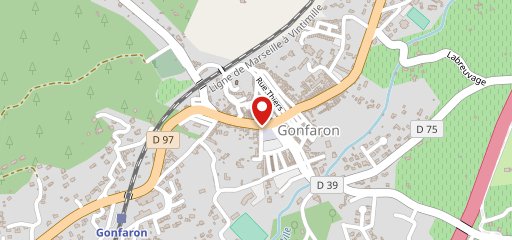 Gonfaron sur la carte