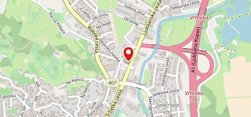 Gostilna in picerija Pr'Mihcu Vrhnika sulla mappa