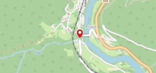 Gostilna pri mostu,Plave sulla mappa