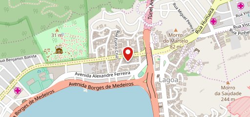 Restaurante Guacamole Cocina Mexicana - Jardim Botânico no mapa