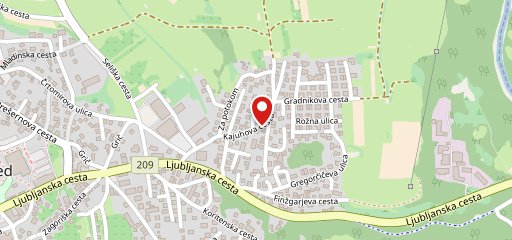 Guesthouse Kolinska sulla mappa