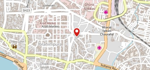 Haji Hotel Lassi And Faluda Itwara Bazar on map