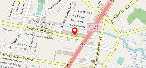 Restaurante Casa Açoriana no mapa