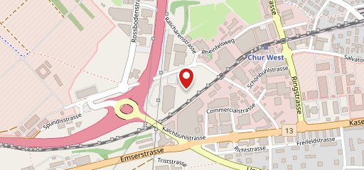 HANS IM GLÜCK - CHUR City West sulla mappa