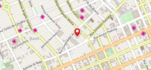 Hard Rock Cafe Curitiba no mapa