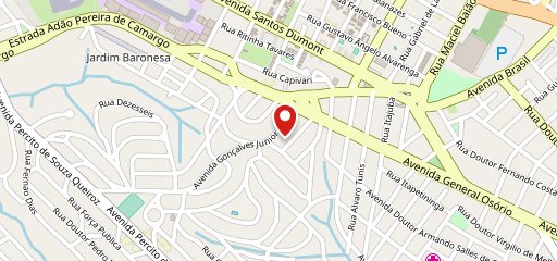 Hary Braws Lanches no mapa