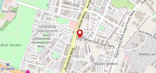 The Sardar Saab Cafe Hauz Khaz on map