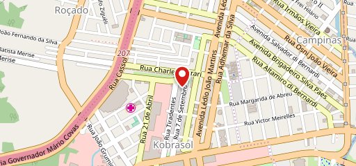 Hayai Sushi Delivery no mapa