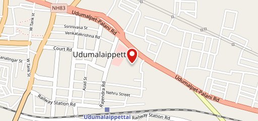 Heat Square Udumalpet on map