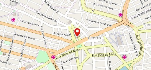 Henrique Lanches no mapa