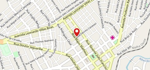 Highway Hamburgueria no mapa