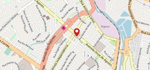 Jensen's Burger no mapa