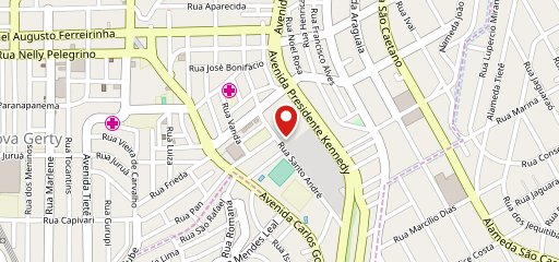 Hinode São Caetano do Sul no mapa