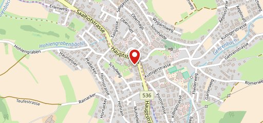 Hirschen Erlinsbach sulla mappa