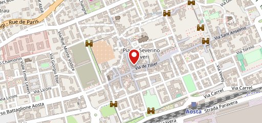 Hostaria del Calvino Trattoria Ristorante Aosta sulla mappa