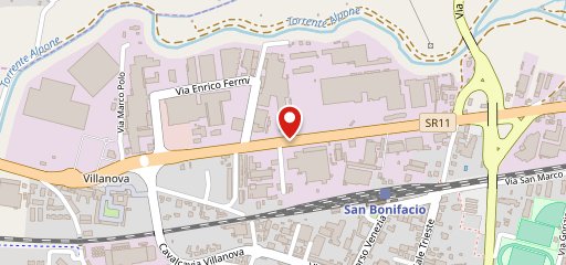 Hosteria Moderna San Bonifacio sulla mappa