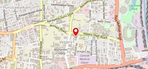 HOT AND COLD VEPERY on map