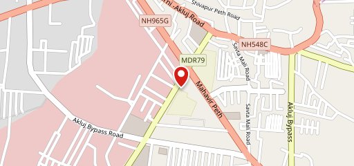 Hotel blue star Akluj on map