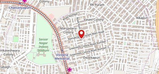 Gv's Hotel Godavari on map