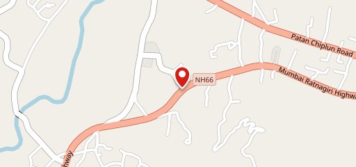 Hotel highway on map