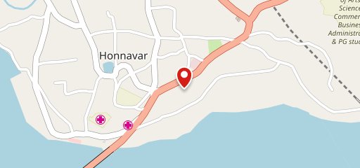 Hotel New soumya fish land on map