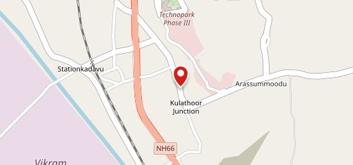 Siva fast food on map