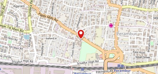 Hotel Perambur Sri Srinivasa Bhavan on map