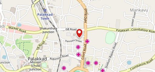 Rain -Palakkad on map