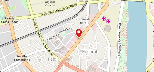 Hotel The Lotus Park Ellisbridge, Paldi, Ahmedabad on map