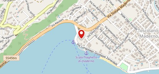 Hotel Milano Toscolano Maderno - Lago di Garda sulla mappa