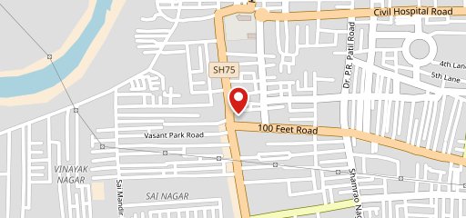 HOTEL VEG VILLA - Best Pure Veg Family Restaurant in Sangli on map