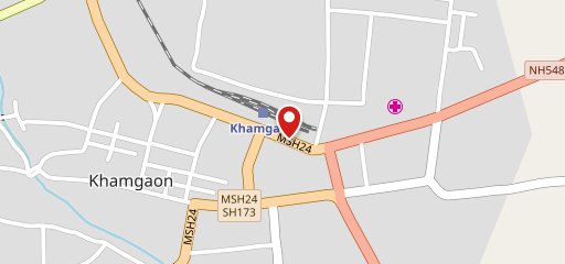 hotel zaika Khamgaon Biryani Center on map