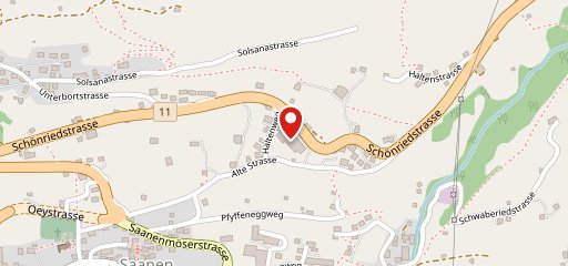 HUUS Gstaad Hotel sulla mappa