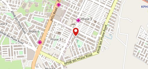 Hyderabad Bucket and Kunda Biryani on map