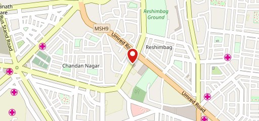 Ice & Fire Reshimbagh on map