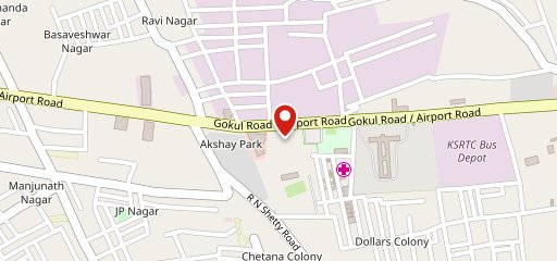 Ice Cube Lounge and Fine Dine Gokul Road Hubli on map