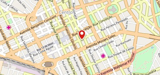 Jardim gastronômico bistrô no mapa