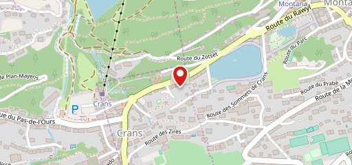 Crans-Café Restaurant-pizzeria sulla mappa