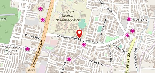 IIMB Department Canteen on map