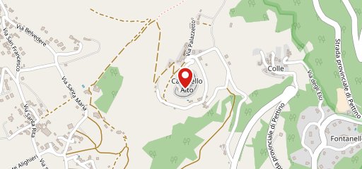 Il Castello di Campello sulla mappa