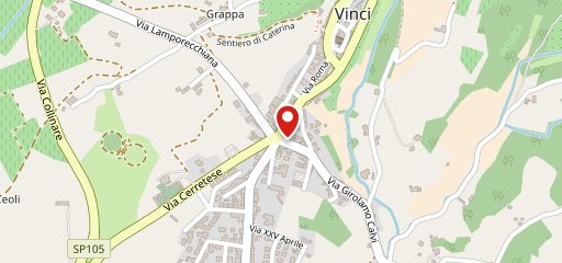 Il Fornino di Vinci sulla mappa